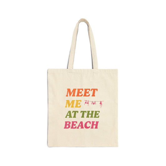 Meet me at the beach tote