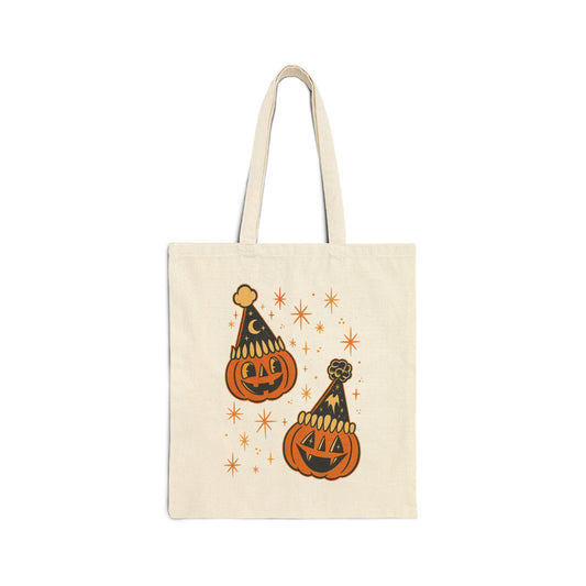 Vintage pumpkin tote