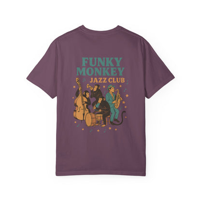 Funky monkey jazz club tee - berry