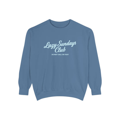 Lazy Sundays club crew