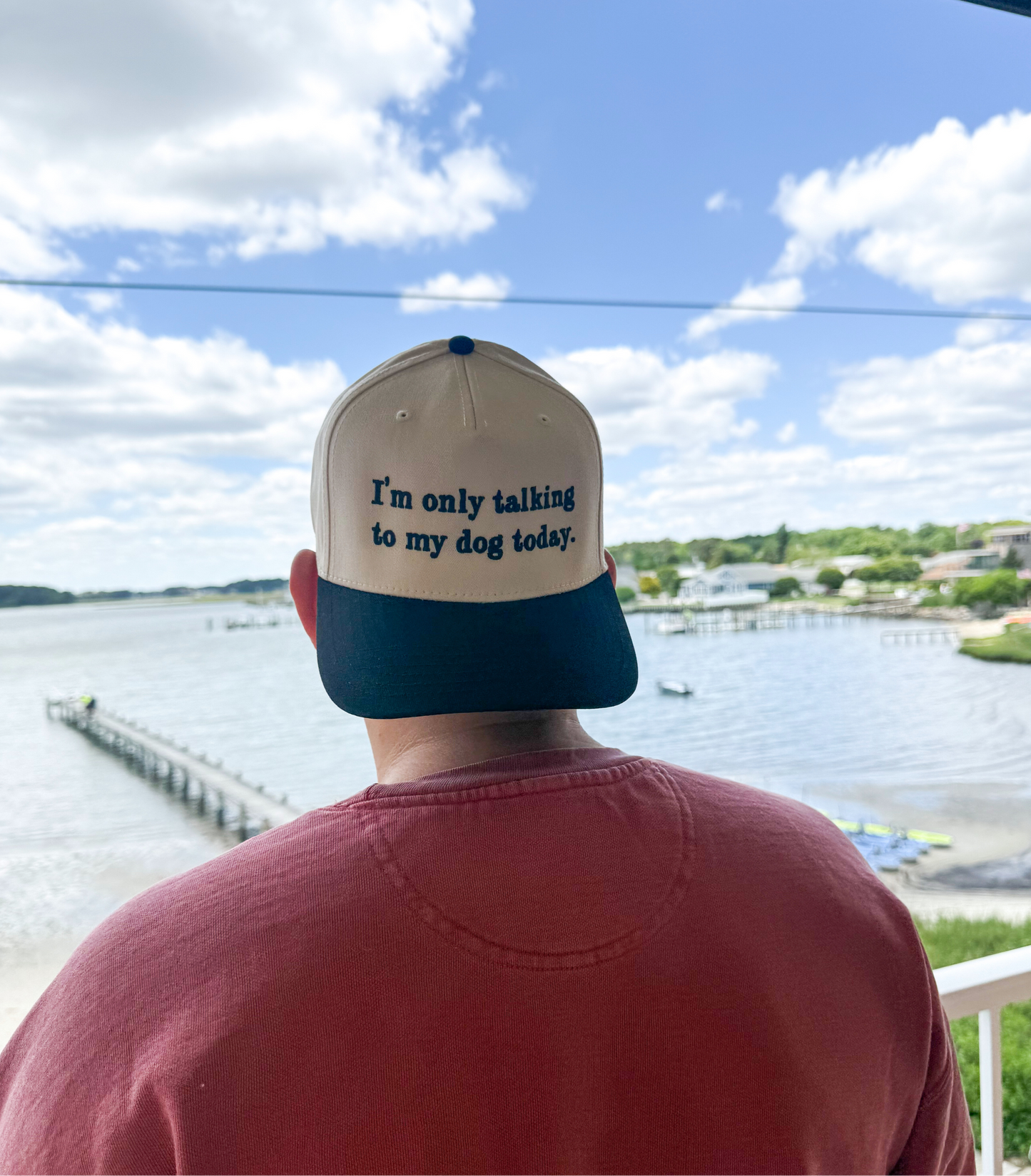 Only talking to my dog today hat - black